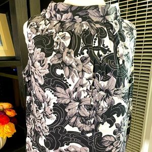 Talbots 14WP sleeveless cotton blouse